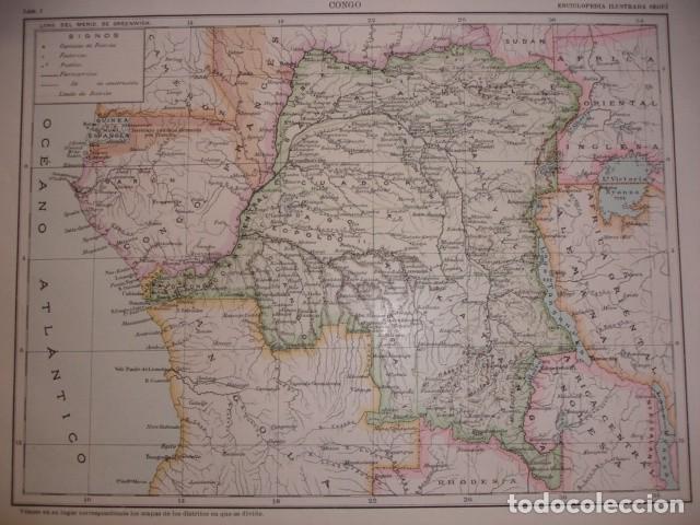 Mapas contempor&aacute;neos: CONGO  PLANO 20 X 28 C.1900 - Foto 1