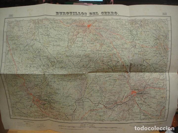 Mappe contemporanee: burgillos del cerro - servicios geograficos del ejercito - 1&ordf; edicion 1949