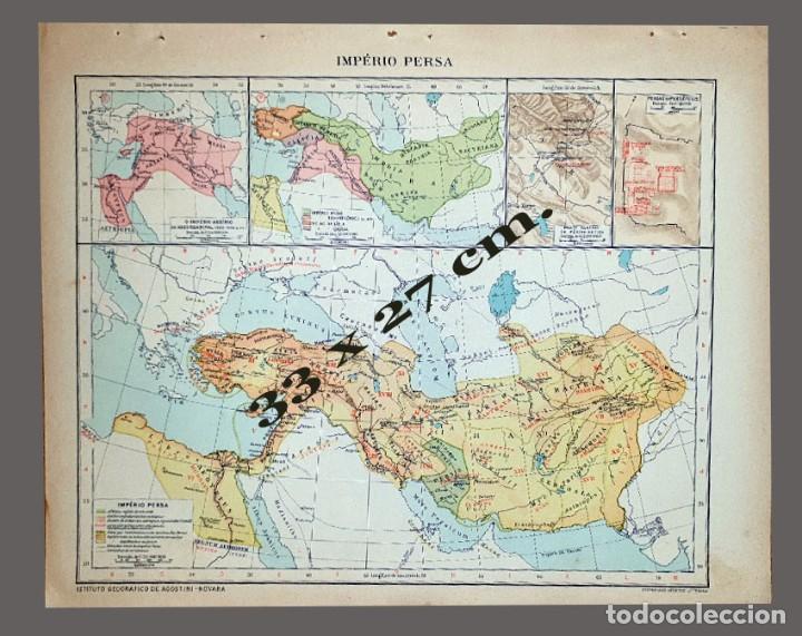 Zeitgen&ouml;ssische Karten: MAPA - IMPERIO PERSA - Impreso Instituto Geogr&aacute;fico De Agostini, Novara, 1925