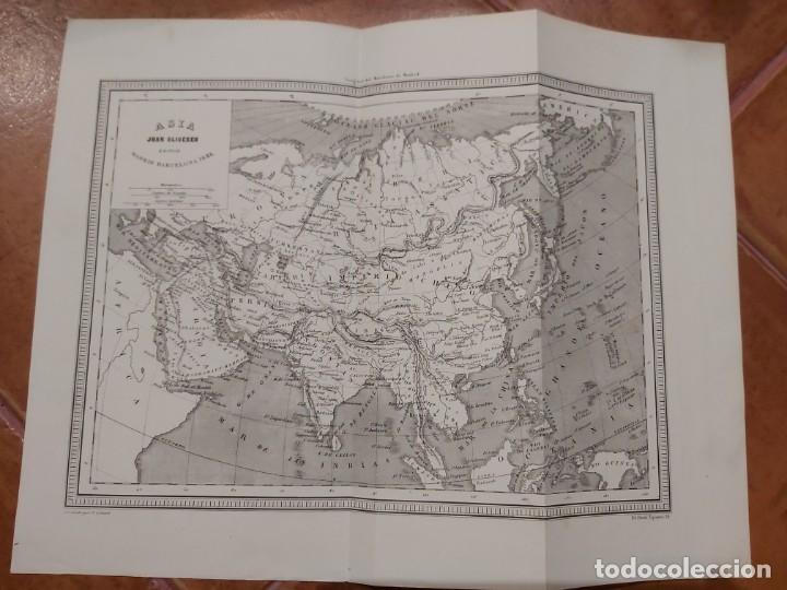 Mapas contempor&aacute;neos: Mapa Asia Editor juan Oliveres 1863 - Foto 1