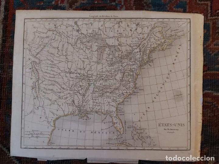 MAPA ESTADOS UNIDOS ESTE (Coleccionismo - Mapas - Mapas actuales (desde siglo XIX))