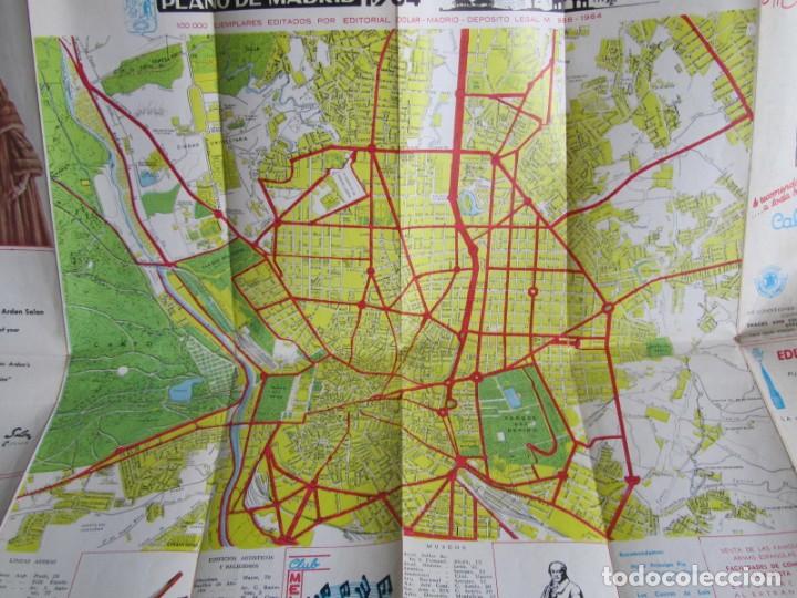 Mapas contempor&aacute;neos: Plano de Madrid y Espa&ntilde;a 1964 - Foto 3