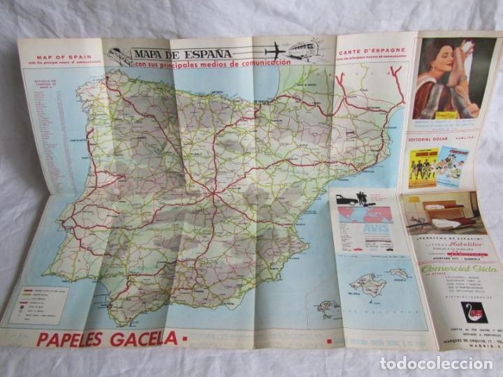 Mapas contempor&aacute;neos: Plano de Madrid y Espa&ntilde;a 1964 - Foto 8