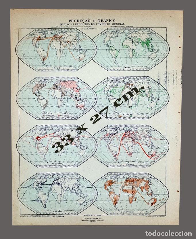 Mappe contemporanee: MAPA - PRODUCION Y TRAFICO DE ALGUNOS PRODUCTOS EN COMERCIO MUNDIAL