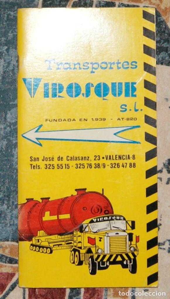 Mapas contempor&aacute;neos: Transportes Virosque mapa Espa&ntilde;a - Foto 1