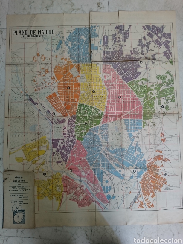 Mapas contempor&aacute;neos: Plano de Madrid El firmarmento - Foto 3