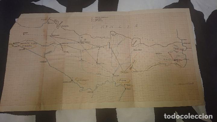 Mapas contempor&aacute;neos: MAPA DE FRANCIA ECHO A MANO, LEER DESCRIPCION - Foto 1
