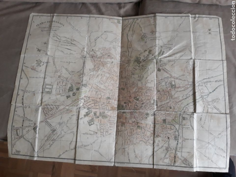 Mapas contempor&aacute;neos: ANTIGUO PLANO DE GRANADA . - Foto 1