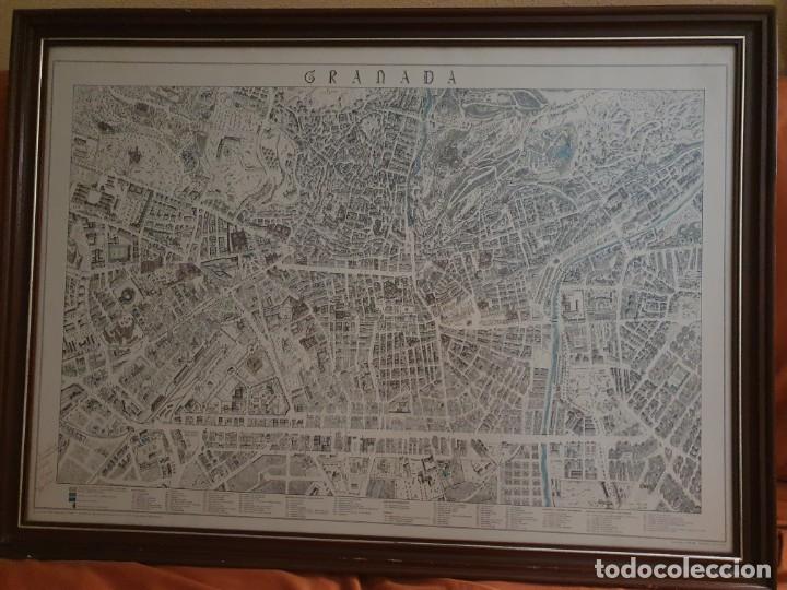 Mapas contempor&aacute;neos: Antiguo plano de la ciudad de Grananda - Foto 1