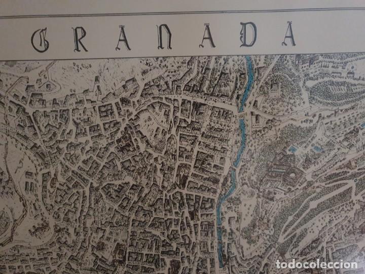 Mapas contempor&aacute;neos: Antiguo plano de la ciudad de Grananda - Foto 2