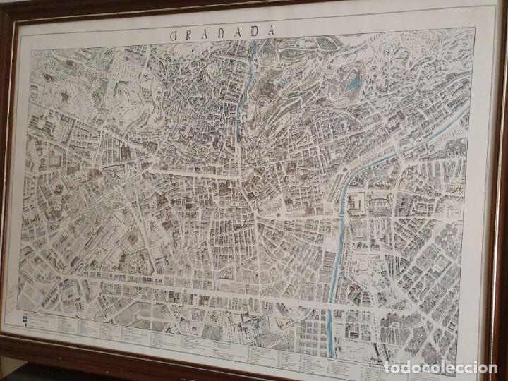 Mapas contempor&aacute;neos: Antiguo plano de la ciudad de Grananda - Foto 4