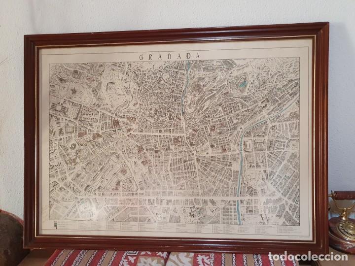 Mapas contempor&aacute;neos: Antiguo plano de la ciudad de Grananda - Foto 5