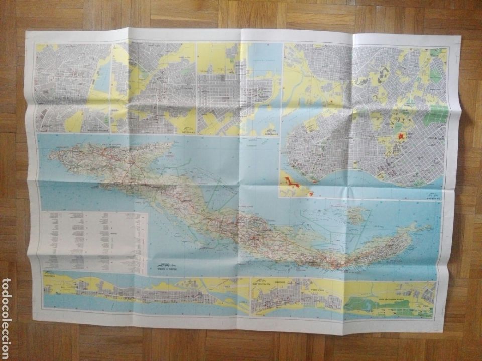 Mappe contemporanee: Plano de Cuba - A&ntilde;os 90