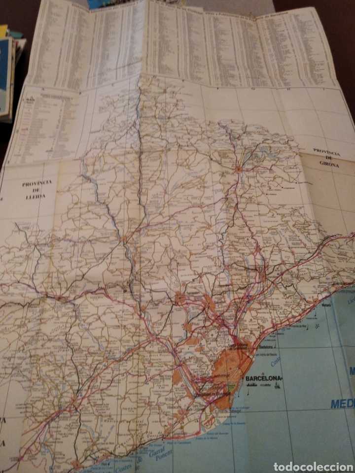 Mapas contempor&aacute;neos: Mapa provincia de Barcelona 1987 - Foto 2