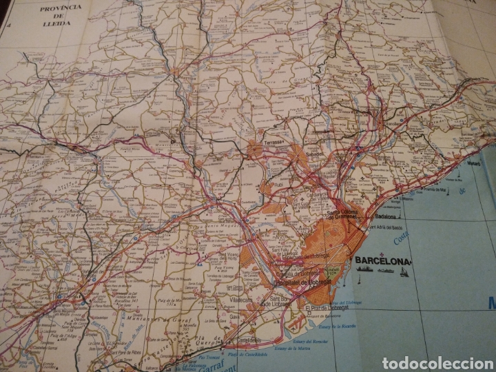 Mapas contempor&aacute;neos: Mapa provincia de Barcelona 1987 - Foto 3