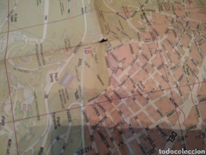 Mapas contempor&aacute;neos: Mapa de Barcelona 1989 - Foto 3