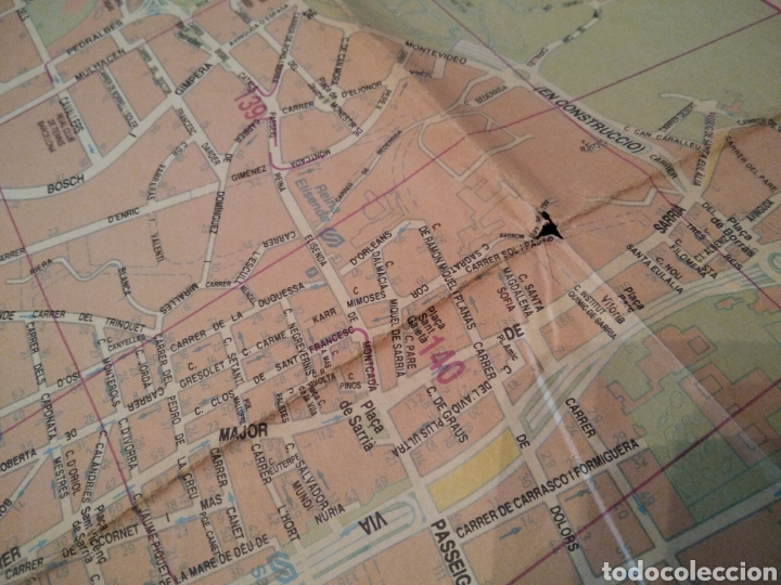 Mapas contempor&aacute;neos: Mapa de Barcelona 1989 - Foto 5