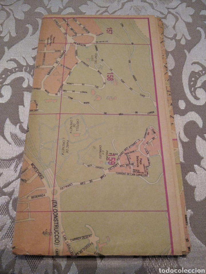 Mapas contempor&aacute;neos: Mapa de Barcelona 1989 - Foto 1