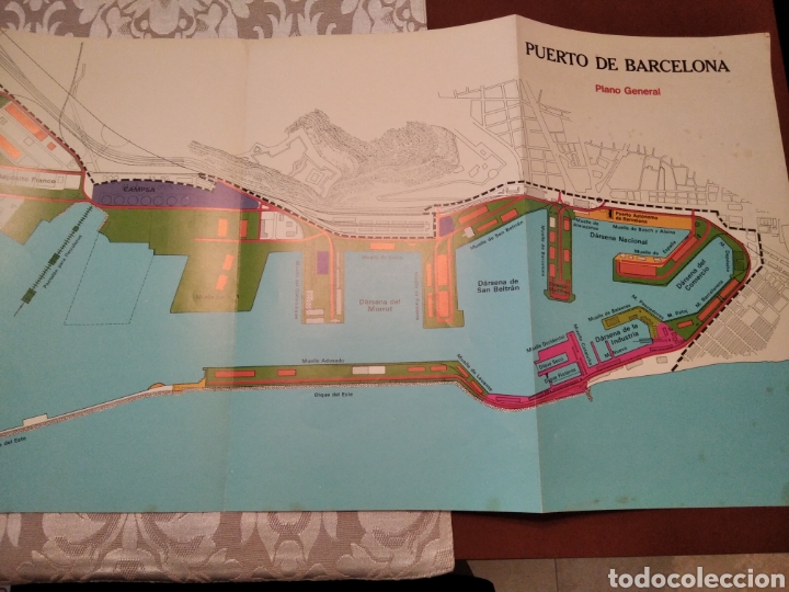 Mapas contempor&aacute;neos: Mapa del Puerto de Barcelona - Foto 3