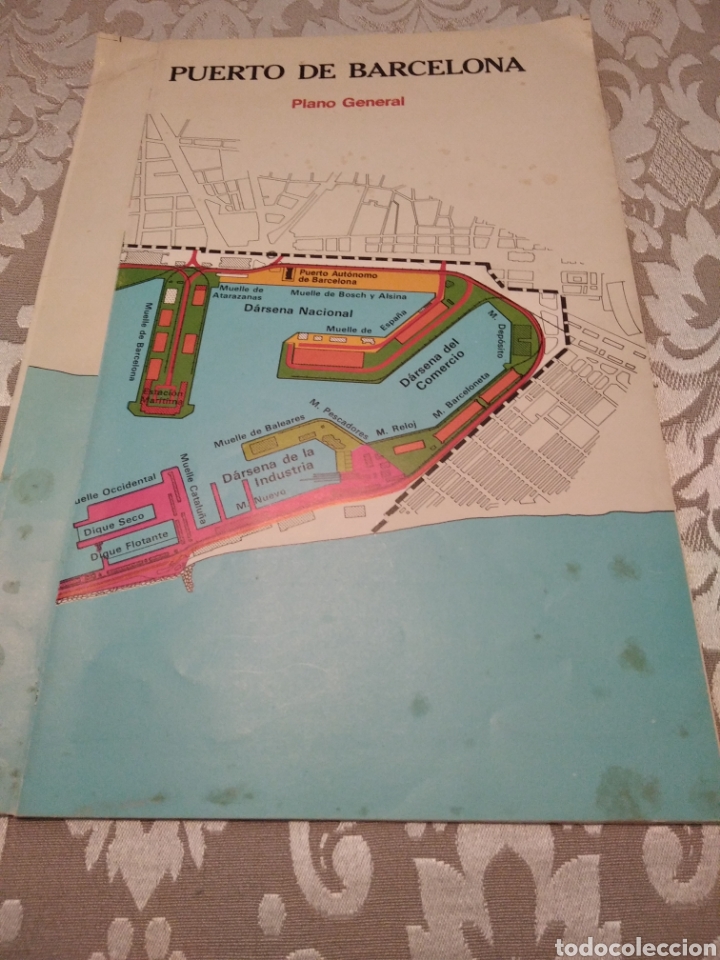 Mapas contempor&aacute;neos: Mapa del Puerto de Barcelona - Foto 1