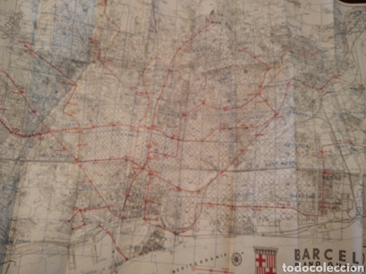 Mapas contempor&aacute;neos: Mapa plano guia Barcelona 1987 - Foto 2