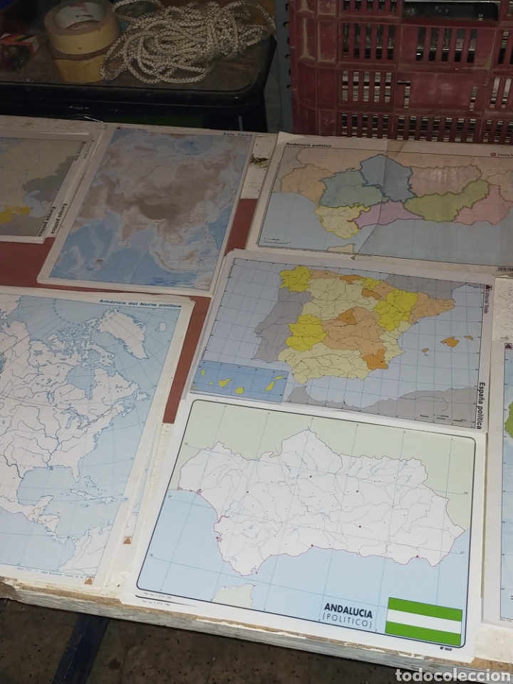Mapas contempor&aacute;neos: CIENTOS Y CIENTOS DE MAPAMUNDIS TAMA&Ntilde;O FOLIOS - Foto 2