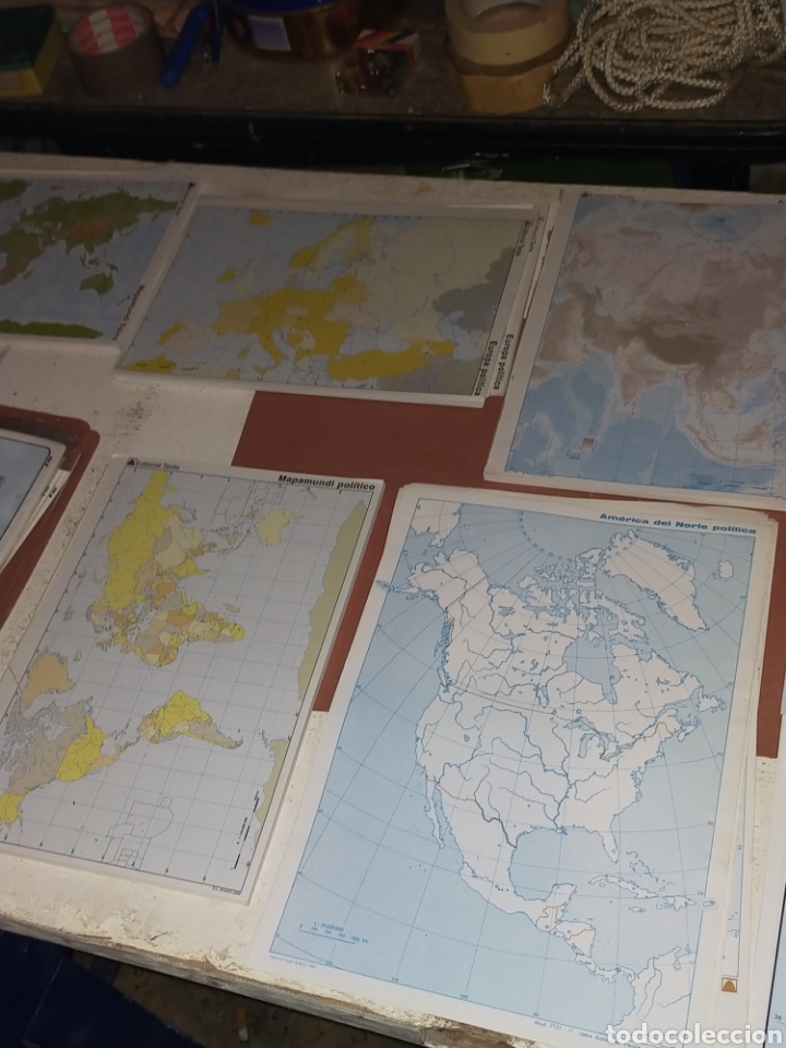Mapas contempor&aacute;neos: CIENTOS Y CIENTOS DE MAPAMUNDIS TAMA&Ntilde;O FOLIOS - Foto 3