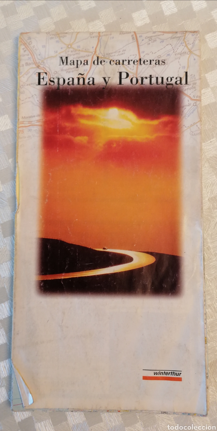 Contemporary maps: MAPA DE CARRETERAS ESPA&Ntilde;A PORTUGAL WINTERTHUR 1997