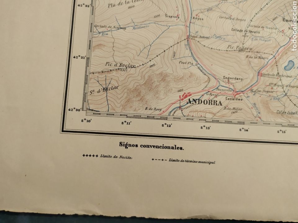 Mapas contempor&aacute;neos: Mapa andorra - Foto 3