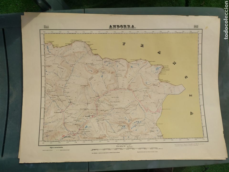 Mapas contempor&aacute;neos: Mapa andorra - Foto 1