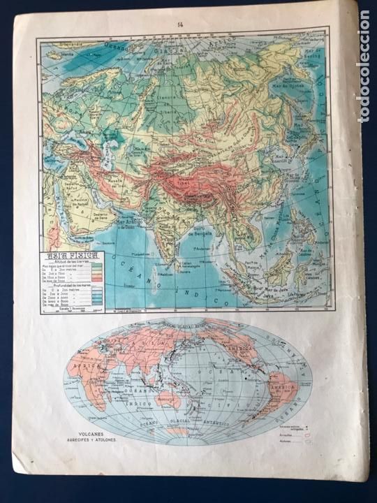Mapas contempor&aacute;neos: * GEOGRAF&Iacute;A F&Iacute;SICA * Asia f&iacute;sica