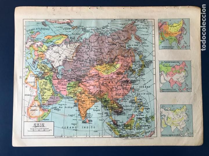 Mapas contempor&aacute;neos: * GEOGRAF&Iacute;A * Mapa de Asia - Foto 1