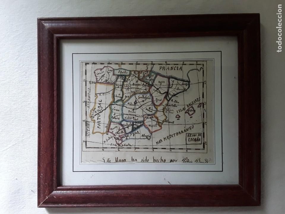 Mapas contempor&aacute;neos: MAPA ESPA&Ntilde;A, DIBUJO SOBRE PAPEL - Foto 1