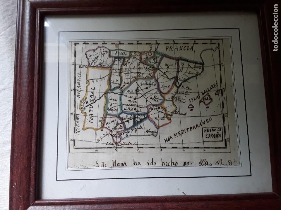 Mapas contempor&aacute;neos: MAPA ESPA&Ntilde;A, DIBUJO SOBRE PAPEL - Foto 3