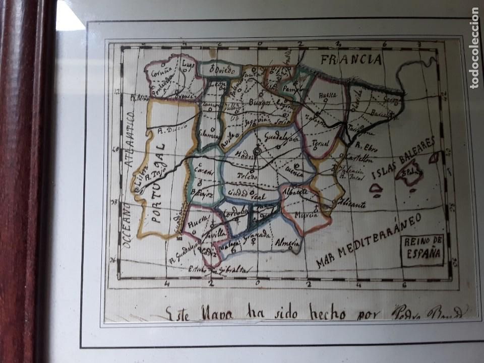 Mapas contempor&aacute;neos: MAPA ESPA&Ntilde;A, DIBUJO SOBRE PAPEL - Foto 4