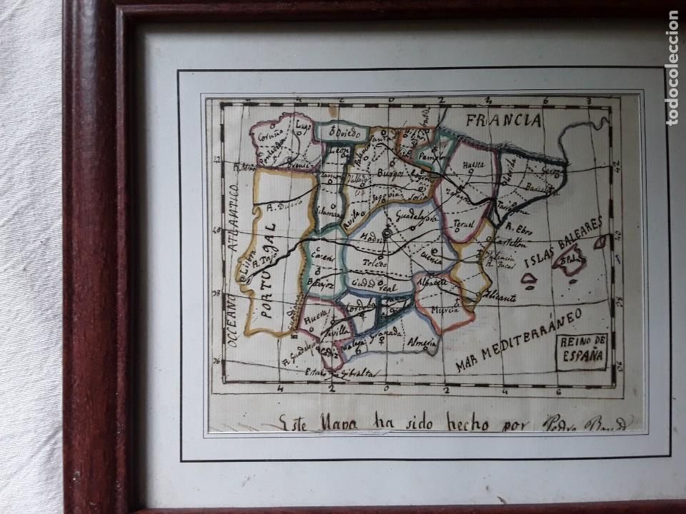 Mapas contempor&aacute;neos: MAPA ESPA&Ntilde;A, DIBUJO SOBRE PAPEL - Foto 8