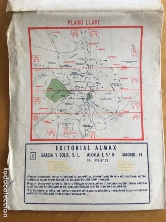 Mapas contempor&aacute;neos: Mapa Madrid a&ntilde;os 80 editorial Almax - Foto 1