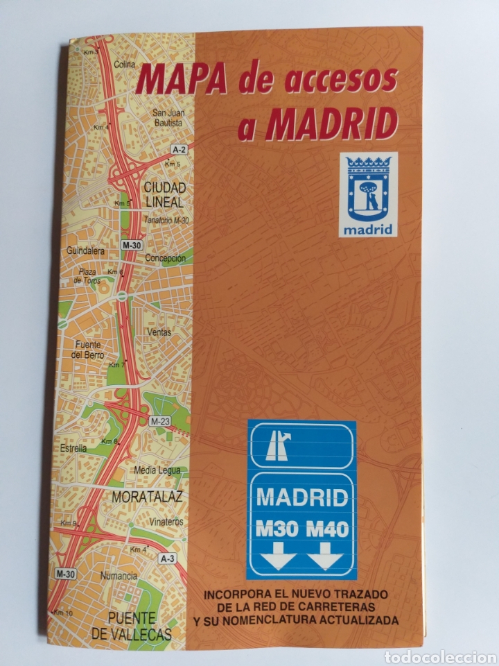 Mapas contempor&aacute;neos: Mapa de accesos a Madrid . Ediciones la librer&iacute;a 2004 - Foto 1
