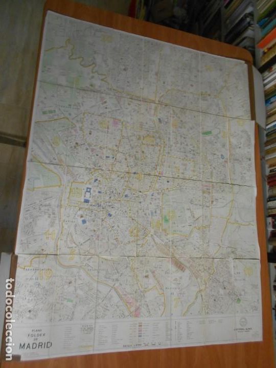 Mapas contempor&aacute;neos: MAPA PLEGABLE GIGANTE MADRID - Foto 2