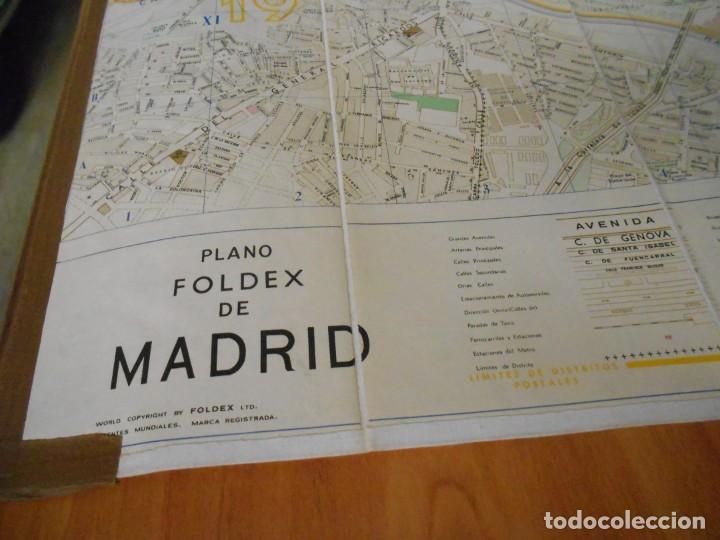 Mapas contempor&aacute;neos: MAPA PLEGABLE GIGANTE MADRID - Foto 3