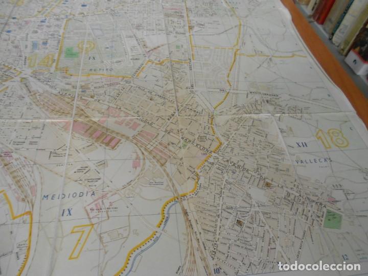 Mapas contempor&aacute;neos: MAPA PLEGABLE GIGANTE MADRID - Foto 6