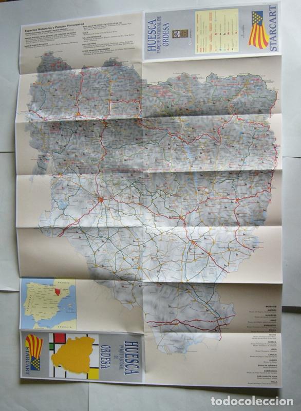 Mapas contempor&aacute;neos: HUESCA / PARQUE NACIONAL DE ORDESA - MAPA DOBLE - Foto 3