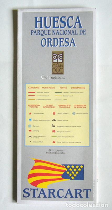 Mapas contempor&aacute;neos: HUESCA / PARQUE NACIONAL DE ORDESA - MAPA DOBLE - Foto 1