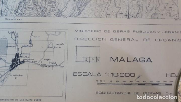 Mapas contempor&aacute;neos: Mapa topogr&aacute;fico M&aacute;laga 1978, hoja 1 - Foto 5