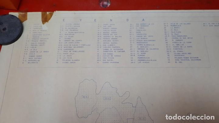 Mapas contempor&aacute;neos: Mapa densidad poblaci&oacute;n M&aacute;laga - Foto 3
