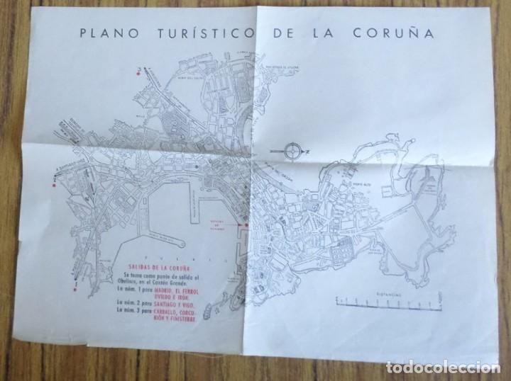 Mapas contempor&aacute;neos: Plano tur&iacute;stico de la Coru&ntilde;a - Foto 1