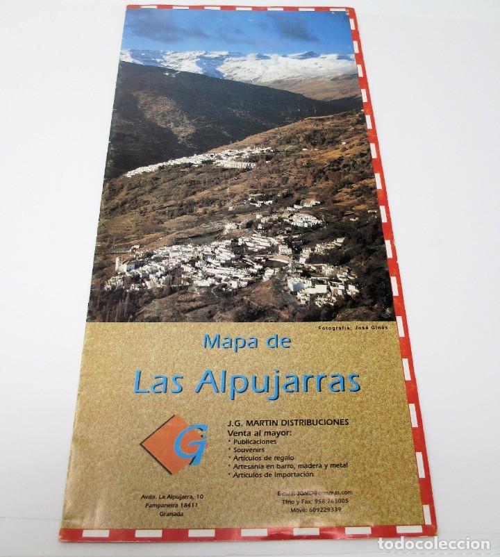 Mapas contempor&aacute;neos: Mapa de Las Alpujarras Escala 1:200.000 en color del a&ntilde;o 2000.