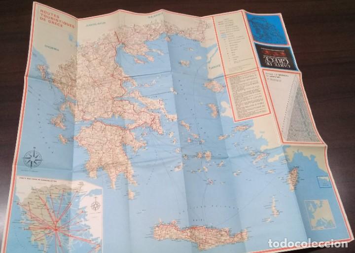 Mapas contempor&aacute;neos: Mapa tur&iacute;stico de Grecia. 1972 - Foto 4