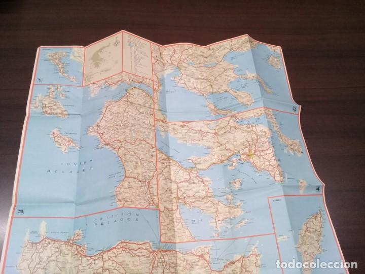 Mapas contempor&aacute;neos: Mapa tur&iacute;stico de Grecia. 1972 - Foto 5