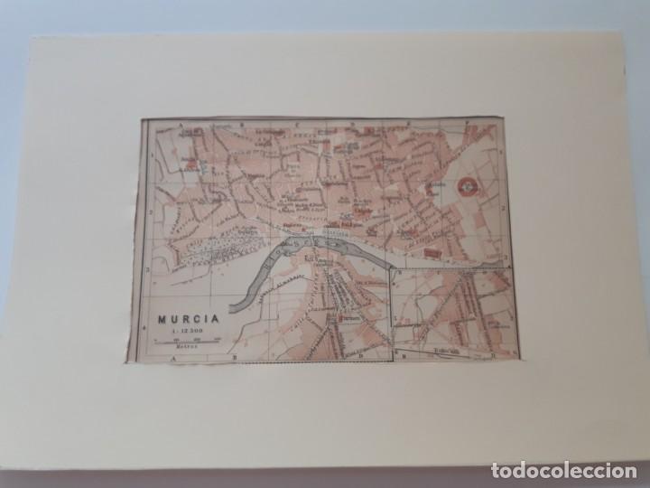 Mapas contempor&aacute;neos: Mapa plano antiguo original 1908 Murcia - Foto 1